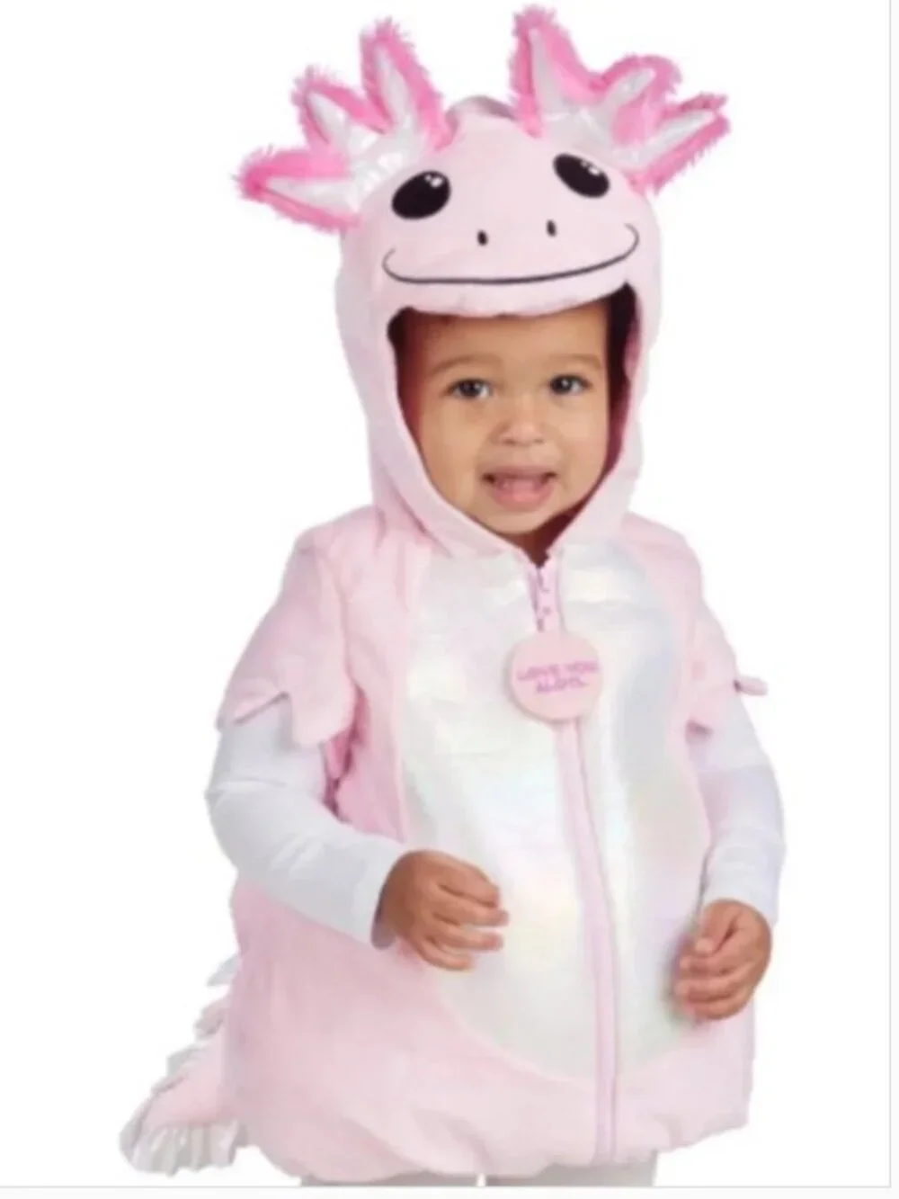 NWT GOING WILD Baby Girl AXOLOTL Pink BUBBLE COSTUME